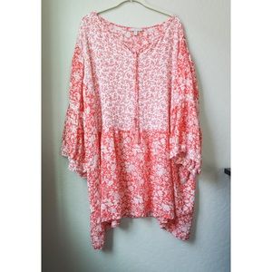 NWOT Woman Within lightweight bohemian peasant